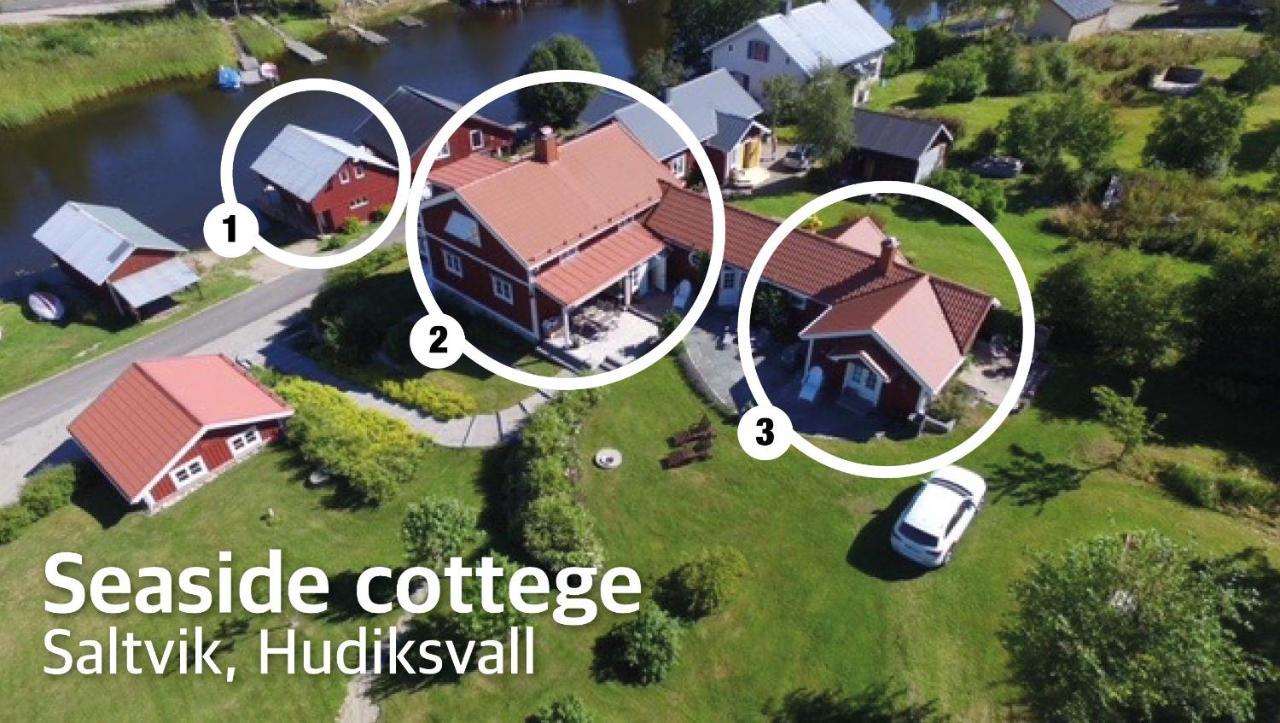 Seaside Cottage House Nr 1, Saltvik Hudiksvall Esterno foto